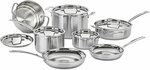 Cuisinart MCP-12N Multiclad Pro Stainless Steel 12-Piece Cookware Set $387.57 (Was $485.47) +Del ($0 w/Prime) @ Amazon US via AU