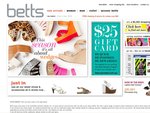 $25 Betts Gift Card to use on full priced purchases over $70 when you register