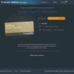 Village Gold Class Tickets $30 Valid for 12 Months