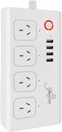 Jinvoo Smart Wi-Fi Power Strip (4 Outlet / 4 USB) $33.13 + Delivery ($0 with Prime / $39 Spend) @ Jinvoo Amazon AU