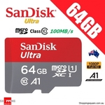 SanDisk Ultra Micro SD Card 400GB $76.95 64GB $12.95 + Delivery (Free Shipping for Any 4 or More Storewide) @ Shopping Square