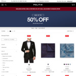 Additional 40% off Already Reduced Prices at Politix (Account Req.)