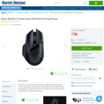 Razer Basilisk X Hyperspeed Wireless Gaming Mouse $78 ($58 Using $20 off Latitude Pay) @ Harvey Norman