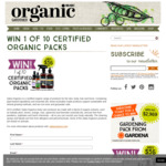 Win 1 of 10 Saba Organics Product Packs Worth $56 from Organic Gardener