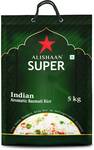Alishaan Super Basmati Rice 5kg $10 (Was $20) @ Woolworths