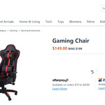 Kmart gaming online chair