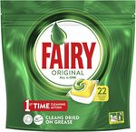 Fairy Original All in One Dishwasher 110 Tablets $25.18 S&S ($0.23ea) + Delivery ($0 with Prime/ $39 Spend) @ Amazon AU