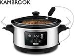 Kambrook 5.5L Temp Control Slow Cooker $29.70 (Was $99) + Shipping ($0 with Club Catch) @ Catch