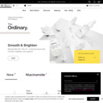 23% off All Products (Including New Alpha Arbutin Range, Free Shipping with $30) @ The Ordinary, NIOD, Deciem