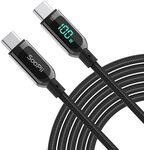 SooPii USB C to USB C Cable, 4FT/1.2m, Nylon Braided, 100W PD, LED Display $10.50 + Post ($0 with Prime) @ SooPii via Amazon AU