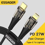 Essager 27W PD USB-C to Lightning Cable 2m US$3.07 (~A$4.57) Delivered @ FPU Essager Global Store AliExpress