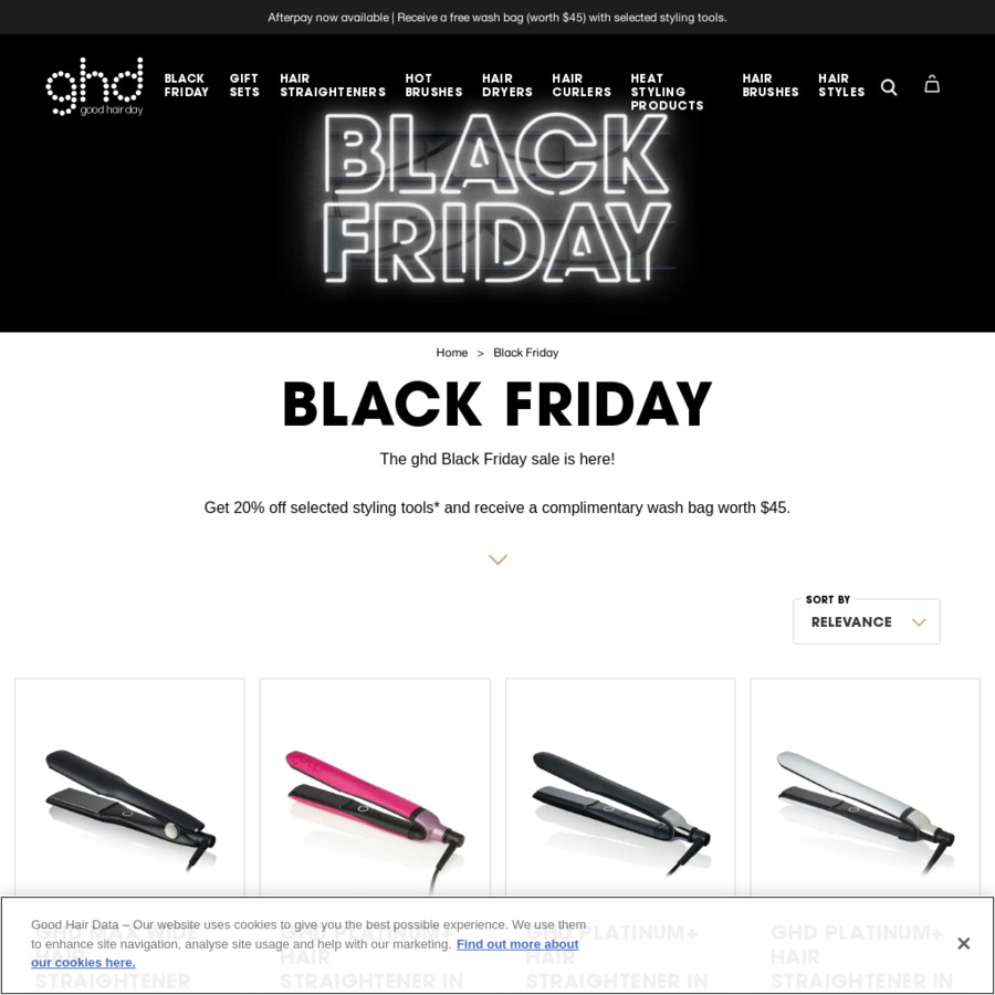 Extra 10% off ghd Hair Styling Tools + $ Delivery ($0 with $70 Order) @  ghd - OzBargain