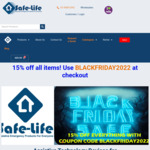 15% off Sitewide (No Minimum Spend) + Delivery @ Safe-Life