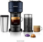 [eBay Plus] Nespresso Vertuo Next Navy Coffee Machine & Aeroccino3 + Touch Travel $139 Delivered @ Nespresso eBay