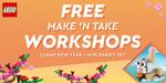[ACT,NSW,QLD,VIC,SA,WA] Free LEGO Lunar New Year Make 'N Take Workshops Sat-Sun 14-15/1 @ AG LEGO Certified Stores