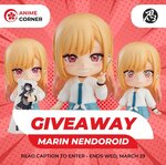Win 1 of 2 Marin Kitagawa Nendoroids from Anime Corner x Nin-Nin Game