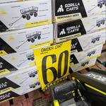 [VIC] Gorilla Carts 85L Steel Mesh Cart $60 @ Bunnings, Pakenham