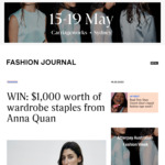 Win a $1,000 Anna Quan Voucher from Fashion Journal