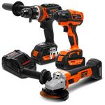 Ramset 18V Combo Kit: Drill, Driver and Angle Grinder, 6.0Ah Li-ion Cordless Brushless 3 Piece $549 Shipped @ SydneyTools