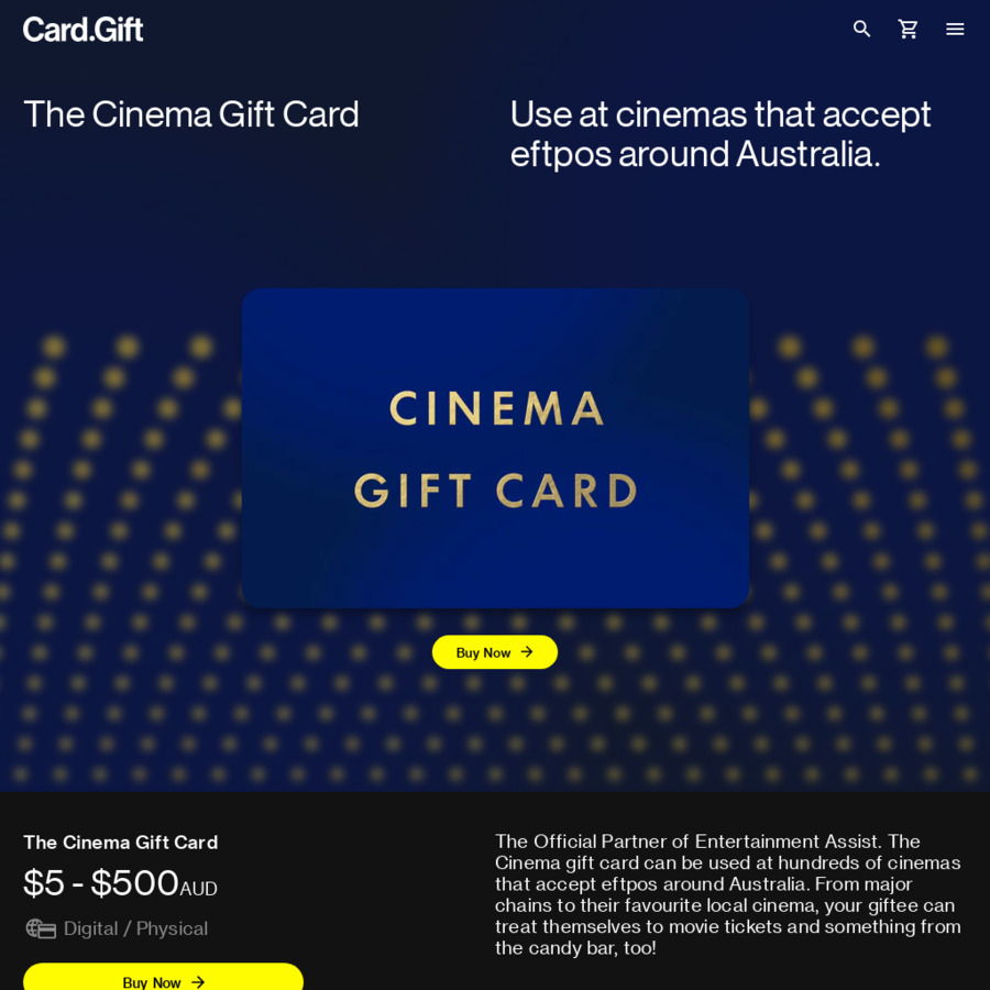 Gift Card | UCI Cinemas