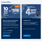 6 Weeks Free after 30 Days, 60,000 Bonus Woolworths Rewards Points (Worth $300), 2- & 6-Month Waiting Period Waived @ Bupa