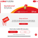 Coles Mobile 12 Months 120GB Prepaid Starter Pack with Unlimited Call & Text to 15 Countries - $119 (Was $150) @ Coles Mobile