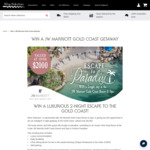 Win a JW Marriott Gold Coast Getaway for 2 Worth over $2,000 from Wine Selectors [No Travel]