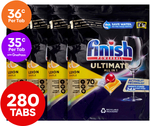 Finish Powerball Ultimate All in 1 Lemon Sparkle 4x70pk $100.80 (280 Tabs, 0.36c/Tab) + Delivery ($0 with OnePass) @ Catch