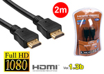 2m v1.3b HDMI Cable with Gold Plated Connection, 1080p $4.98 Delivered No Pickup