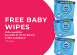 Curash Baby Wipes 480-Pack 100% Cashback at Amazon (Valued $25.99, Excl Delivery) @ TopCashBack AU (New Members Only)