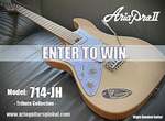 Win an Aria Pro II - 714-JH Tribute Collection Guitar from Aria Guitars