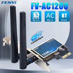 Fenvi Intel AC1200 Wi-Fi & Bluetooth 4.0 PCIe Adapter US$6.89 (~A$10.59) Delivered @ Fenvi Official Store AliExpress