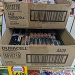 [NSW] Duracell 30x AA Batteries $4.06 @ Coles (West Pennant Hills)