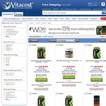 Vitacost 15% off Pre-Workout Products - Muscle Pharm, Jack3d, BSN HyperFX