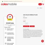 28-Day 32GB $30 Prepaid Mobile Starter Pack for $10 Delivered @ Coles Mobile