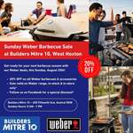 [NSW] 20% off All Weber Barbeque and Accessories @ Mitre 10, West Hoxton