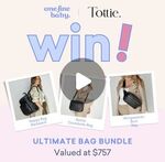 Win a Tottie Baby Bag Backpack, Leather Crossbody Bag, Wingwoman Bum Bag (Worth $757) from One Fine Baby