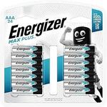 Energizer Max Plus AAA Batteries - 24 Pack $16 ($14.40 S&S) | AA - 12 Pack $11 ($9.90 S&S) + Del ($0 Prime/ $59+) @ Amazon AU