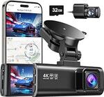 42% off: REDTIGER Dash Cam 4K Front & 1080P Rear with Screen, GPS, Wi-Fi & 32GB Card $151.99 Delivered @ REDTIGER via Amazon AU