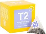 T2 French Earl Grey Tea Bags 25/60pk $16/$38 ($14.40/$34.56 with S&S) + Del ($0 w/ Prime/ $59 Spend) @ Amazon AU