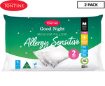 Tontine Good Night Allergy Sensitive Pillow 2 Pack - $14.91 + Delivery ($0 with OnePass) @ Catch