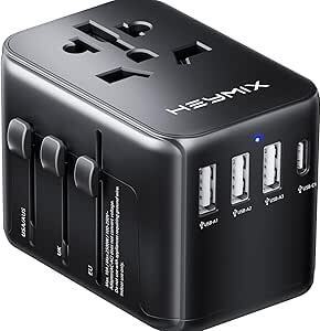 HEYMIX International Travel Adapter $18.89 + Delivery ($0 with Prime/ $59 Spend) @ OZ CHOICE via Amazon AU