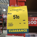 Click 2m USB Lightning Cable $0.51 (TAS), $1/$2 (VIC/SA), 30W USB & USB-C PD Charger $2 (VIC), $7 Elsewhere in-Store @ Bunnings