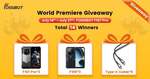 Win a FOSSiBOT F107 Pro*3, FOSSiBOT F105*3, 1.5m Type-C Cable 8 from FOSSiBOT