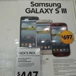 $447 - Samsung Galaxy SIII Unlocked Blue - Dick Smith (Roselands) - 20 Aug 2013