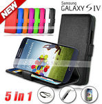 New Stand Wallet Leather Case for Samsung Galaxy S4 I9500 I9505 Only $2.99