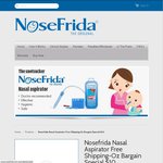 Nosefrida The Snotsucker Aspirator for $10 Including Delivery or with Filters for $15