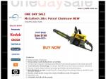 McCulloch 38cc Petrol Chainsaw NEW - RRP = $499.00 TODAY only $199.00