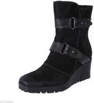 Earth Women Wedge Leather Ankle Boots Knoll $49.95 (RRP $179.95) + Free Shipping! at AU-Topshop