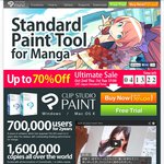 Clip Studio Paint Pro $15 USD (70% Discount) - Download from Clipstudio.net